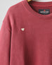 Unisex Relaxed French Terry Crew Sweatshirt - Valentine's Day - Bonfire Red